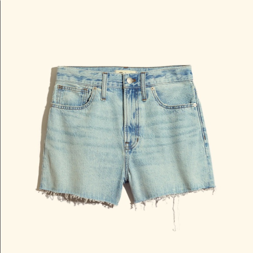 See Through Soul Cut Off Denim Shorts, Size 28